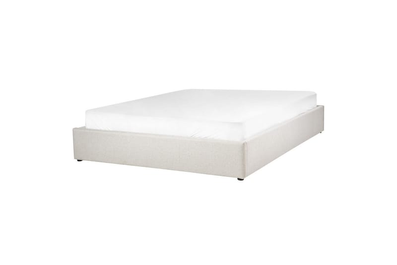 Dubbelsäng Dinan med lamellram Beige, 160x200 cm - Beige, 160x200 cm - Möbler - Säng - Sängar med förvaring