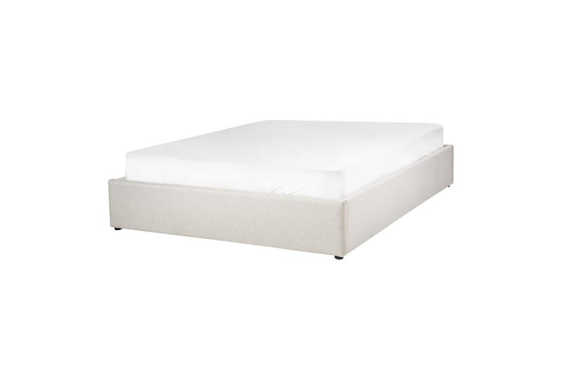 Dubbelsäng Dinan med lamellram Ljus beige, 140x200 cm - Ljus beige, 140x200 cm - Möbler - Säng - Sängar med förvaring