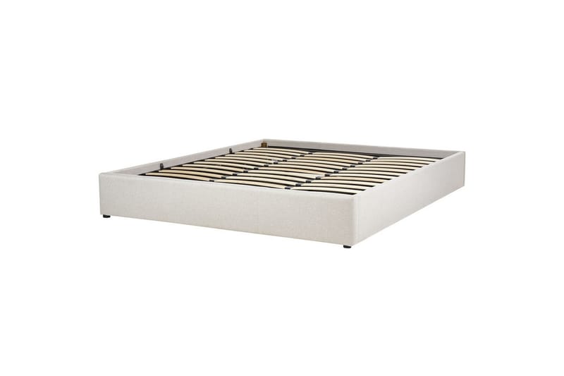 Dubbelsäng Dinan med lamellram Ljus beige, 180x200 cm - Ljus beige, 180x200 cm - Möbler - Säng - Sängar med förvaring