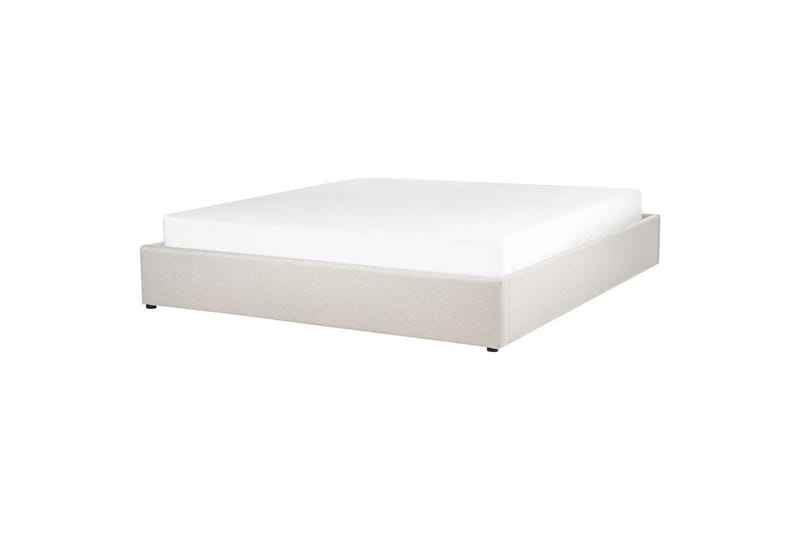 Dubbelsäng Dinan med lamellram Ljus beige, 180x200 cm - Ljus beige, 180x200 cm - Möbler - Säng - Sängar med förvaring