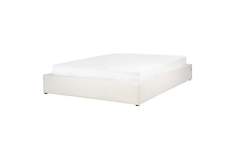 Dubbelsäng Dinan med lamellram Vit, 160x200 cm - Vit, 160x200 cm - Möbler - Säng - Sängar med förvaring