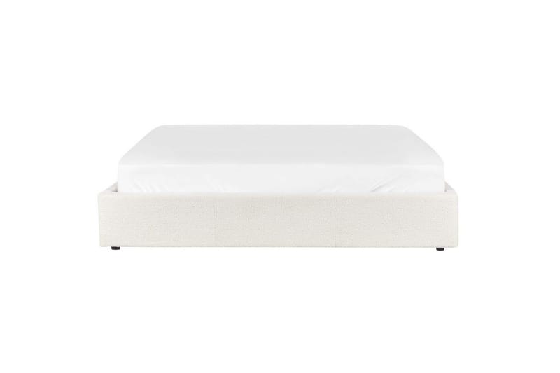 Dubbelsäng Dinan med lamellram Vit, 180x200 cm - Vit, 180x200 cm - Möbler - Säng - Sängar med förvaring