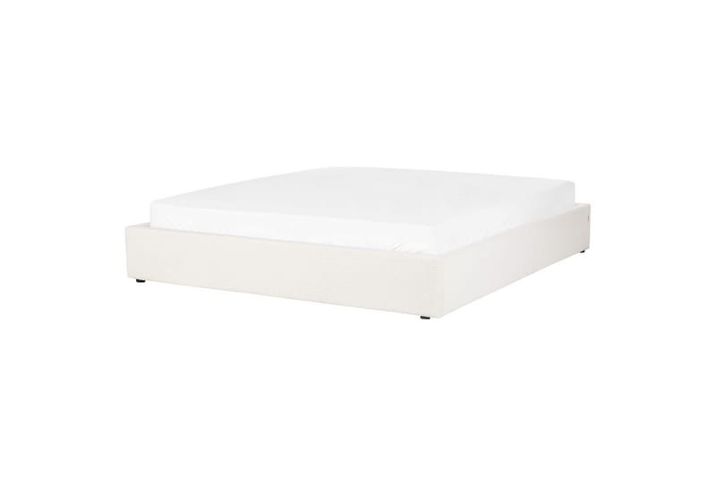 Dubbelsäng Dinan med lamellram Vit, 180x200 cm - Vit, 180x200 cm - Möbler - Säng - Sängar med förvaring