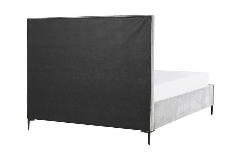 Dubbelsäng med förvaring 140x200 cm grå SEZANNE - Grå - Möbler - Säng - Sängar med förvaring