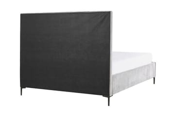 Dubbelsäng med förvaring 180x200 cm SEZANNE - Grå - Möbler - Säng - Sängar med förvaring