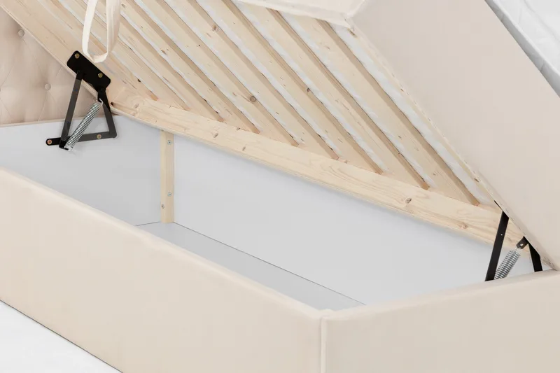 Boxy Box Bed 180x200 cm - Beige - Möbler - Säng - Ramsäng