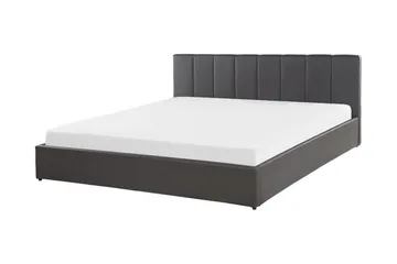 Dreuxa Förvaringssäng 180x200 cm - Konstläder/Grå - Möbler - Säng - Sängram & sängstomme