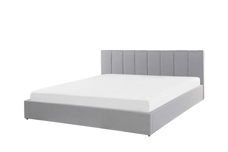 Dreuxa Förvaringssäng 180x200 cm - Ljusgrå - Möbler - Säng - Sängram & sängstomme