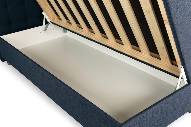 Montana Dubbelsäng med förvaring 160x200 cm - Mörkblå - Möbler - Säng - Komplett sängpaket