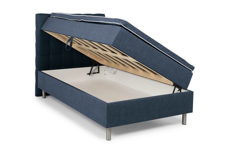 Montana Komplett Sängpaket med Förvaring 120x200 cm - Mörkblå - Möbler - Säng - Komplett sängpaket