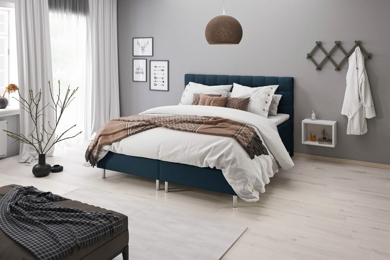 Montana Sängpaket 120x200 - Mörkblå - Möbler - Säng - Komplett sängpaket
