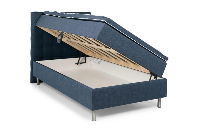 Montana Sängpaket 140x200 - Mörkblå - Sängar med förvaring - Dubbelsäng med förvaring