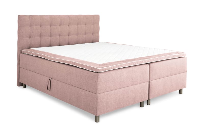 Montana Sängpaket 160x200 - Rosa - Sängar med förvaring - Dubbelsäng med förvaring