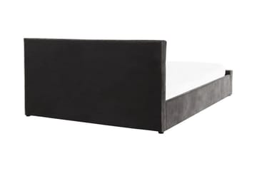 Saleux Förvaringssäng 180x200cm - Sammet/Grå - Möbler - Säng - Sängram & sängstomme