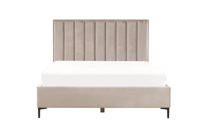 Dubbelsäng Sezanne med förvaring Beige-Grå-Svart, 180x200 cm - Beige-Grå-Svart, 180x200 cm - Möbler - Säng - Sängar med förvaring