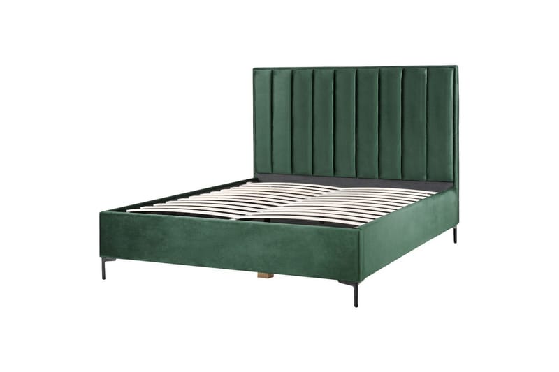 Dubbelsäng Sezanne med förvaring Grön-Svart, 180x200 cm - Grön-Svart, 180x200 cm - Möbler - Säng - Sängar med förvaring