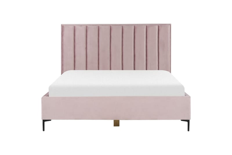 Dubbelsäng Sezanne med förvaring Rosa-Svart, 180x200 cm - Rosa-Svart, 180x200 cm - Möbler - Säng - Sängar med förvaring