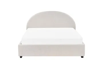 Dubbelsäng Vaucluse med förvaring Ljusbeige, 160x200 cm, Polyester - Ljusbeige, 160x200 cm, Polyester - Möbler - Säng - Sängar med förvaring