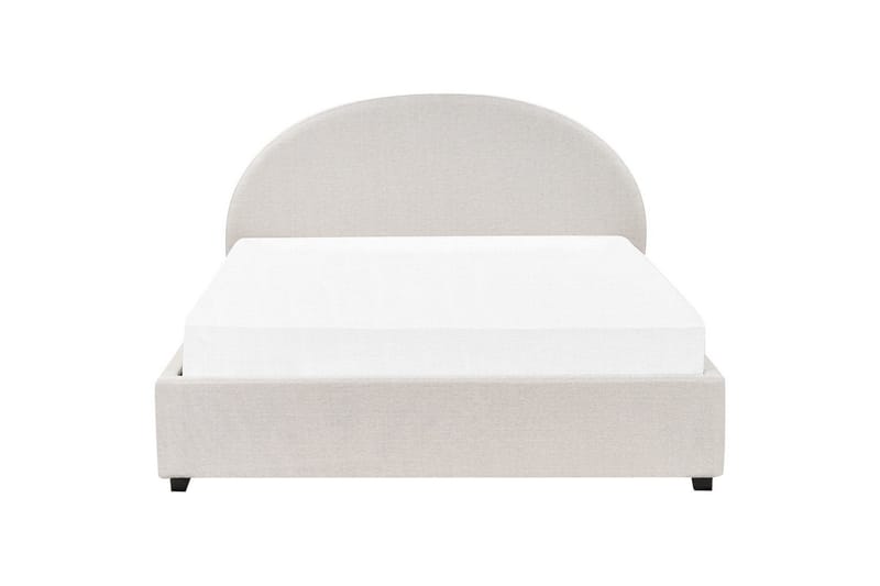 Dubbelsäng Vaucluse med förvaring Ljusbeige, 160x200 cm, Polyester - Ljusbeige, 160x200 cm, Polyester - Möbler - Säng - Sängar med förvaring