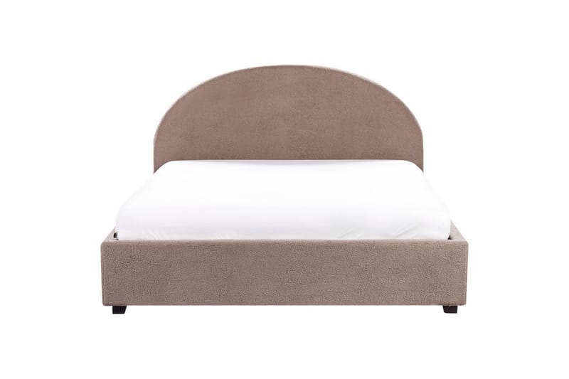 Dubbelsäng Vaucluse med förvaring Taupe, 160x200 cm, Bouclé - Taupe, 160x200 cm, Bouclé - Möbler - Säng - Sängar med förvaring