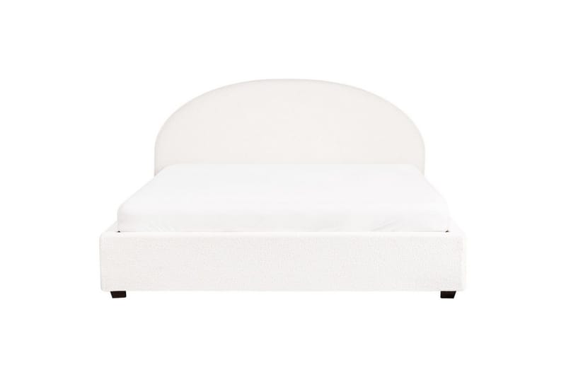Dubbelsäng Vaucluse med förvaring Vit, 180x200 cm, Bouclé - Vit, 180x200 cm, Bouclé - Möbler - Säng - Sängar med förvaring