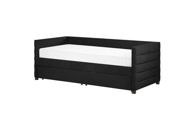 Enkelsäng Marray med förvaring Svart - Svart - Möbler - Säng - Sängar med förvaring