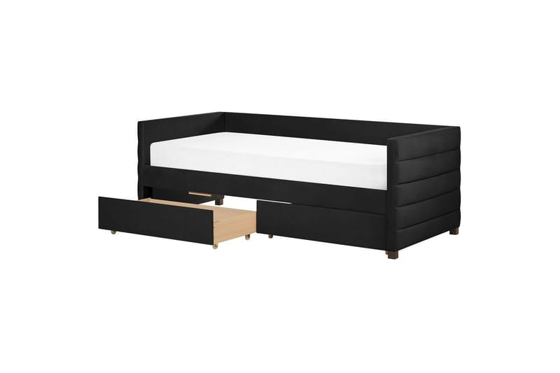 Enkelsäng Marray med förvaring Svart - Svart - Möbler - Säng - Sängar med förvaring