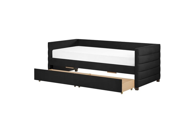 Enkelsäng Marray med förvaring Svart - Svart - Möbler - Säng - Sängar med förvaring