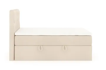Boxy Box Bed Säng med Förvaring 120x200 cm - Beige - Möbler - Säng - Kontinentalsäng