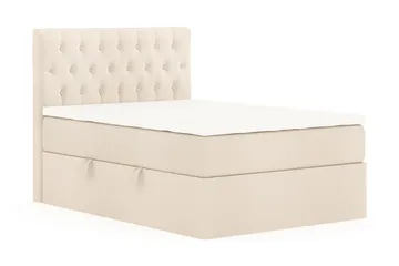 Boxy Box Bed Säng med Förvaring 120x200 cm - Beige - Möbler - Säng - Kontinentalsäng