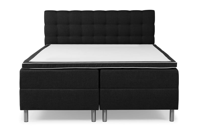 Montana Dubbelsäng med förvaring 160x200 cm - Svart - Möbler - Säng - Komplett sängpaket