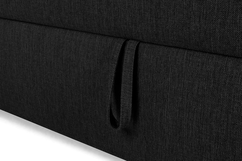 Montana Dubbelsäng med förvaring 160x200 cm - Svart - Möbler - Säng - Komplett sängpaket