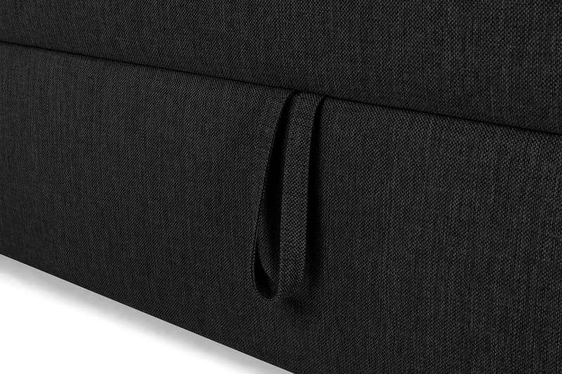 Montana Komplett Sängpaket med Förvaring 90x200 cm - Svart - Möbler - Säng - Komplett sängpaket
