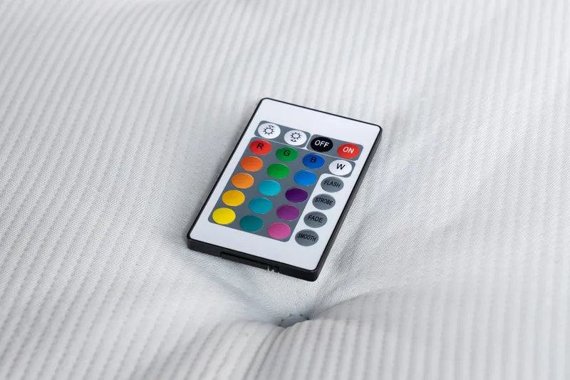 Francisco Komplett Sängpaket med Lyftförvaring LED-belysning 180x200 - Mörkgrå - Möbler - Säng - Komplett sängpaket