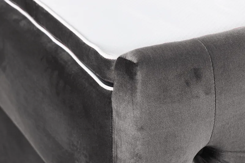 Francisco Komplett Sängpaket med Lyftförvaring LED-belysning 180x200 - Mörkgrå - Möbler - Säng - Komplett sängpaket