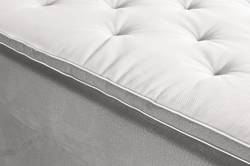 Francisco Sängpaket 180x200 med Lyftförvaring LED-belysning - Grå - Sängar med förvaring - Komplett sängpaket