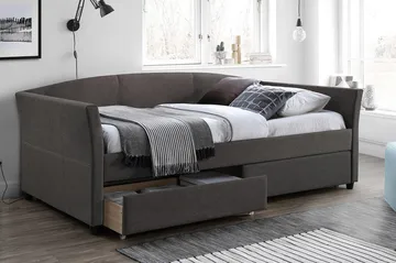 Genesis Säng 90x200 cm - Grå - Möbler - Säng - Sängar med förvaring