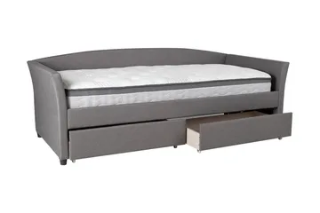 Genesis Säng 90x200 cm - Grå - Möbler - Säng - Sängar med förvaring