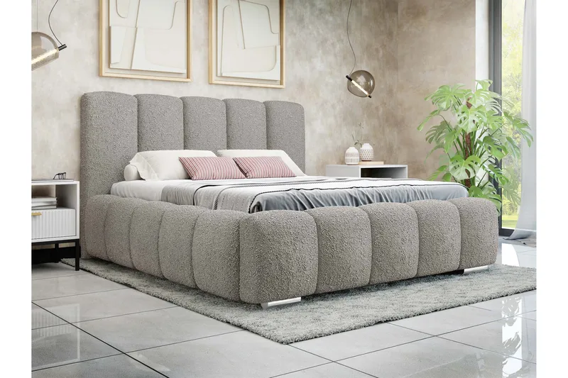Gioia Förvaringssäng 180x200 cm - Grå - Möbler - Säng - Sängar med förvaring