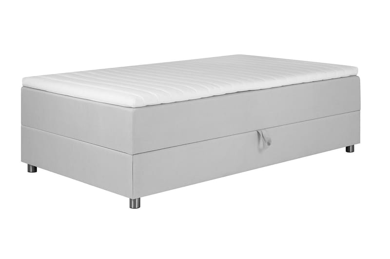 Happy Säng med Förvaring 120x200 - Ljusgrå - Sängar med förvaring - Komplett sängpaket