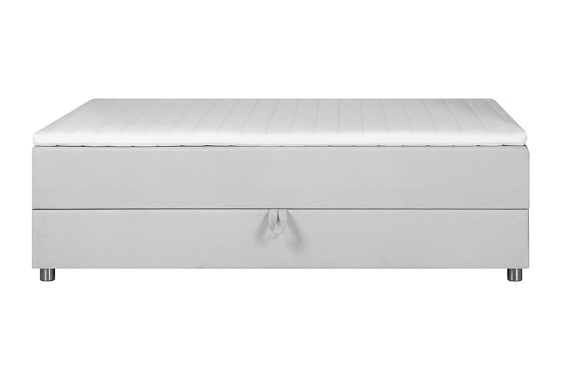 Happy Säng med Förvaring 120x200 - Ljusgrå - Sängar med förvaring - Komplett sängpaket