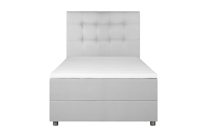 Happy Sängpaket Förvaringssäng 120x200 cm - Ljusgrå - Komplett sängpaket - Sängar med förvaring