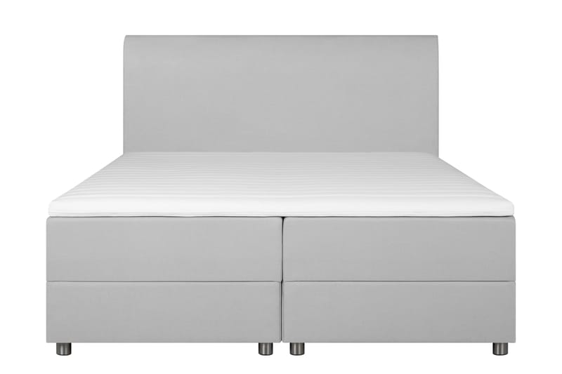 Happy Sängpaket Förvaringssäng 180x200 cm - Ljusgrå - Komplett sängpaket - Sängar med förvaring