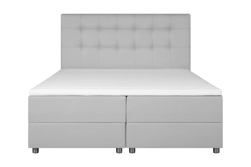 Happy Sängpaket Förvaringssäng 180x200 cm - Ljusgrå - Sängar med förvaring - Dubbelsäng med förvaring