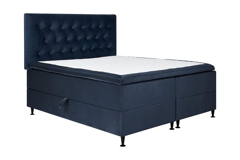 Happy Plus Sängpaket Förvaringssäng 160x200 cm  - Mörkblå - Möbler - Säng - Sängar med förvaring
