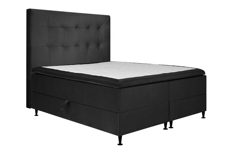 Happy Plus Sängpaket Förvaringssäng160x200 cm - Mörkgrå - Sängar med förvaring - Dubbelsäng med förvaring