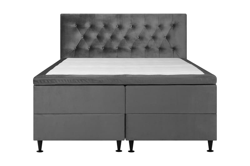 Happy Plus Sängpaket Förvaringssäng 160x200 cm  - Grå - Möbler - Säng - Komplett sängpaket