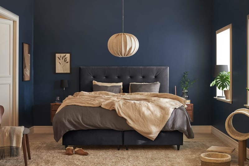 Happy Plus Sängpaket Förvaringssäng 180x200 cm  - Mörkgrå - Möbler - Säng - Komplett sängpaket