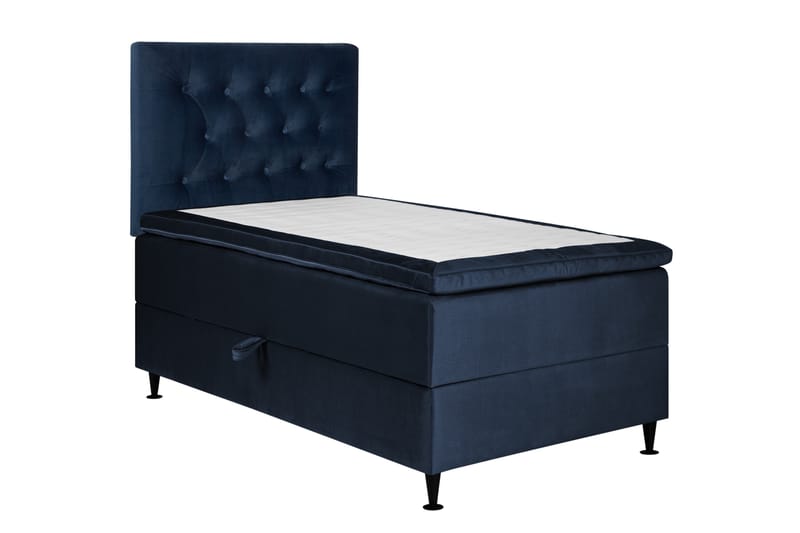 Happy Plus Sängpaket Förvaringssäng 90x200 cm - Mörkblå - Möbler - Säng - Komplett sängpaket