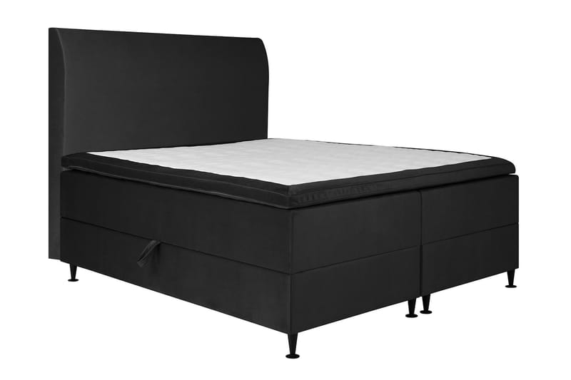 Happy Plus Sängpaket Förvaringssäng 160x200 cm  - Mörkgrå - Sängar med förvaring - Dubbelsäng med förvaring